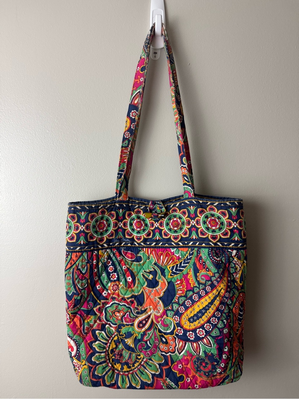 Vera Bradley Quilted Paisley Tote Bag